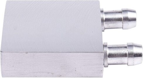 40x40x12mm Aluminum Water Liquid Cooler Block Heatsink for Computer CPU Radiator, Silver, 136042 in Saudi Arabia