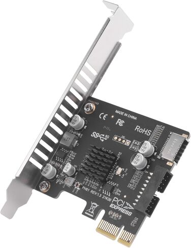 PCIe to USB 3 Type-E Front Expansion Card for X1 X4 X8 X16 Small in Saudi Arabia