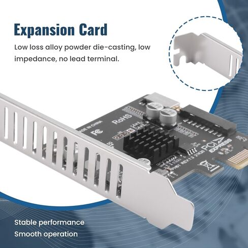 PCIe to USB 3 Type-E Front Expansion Card for X1 X4 X8 X16 Small in Saudi Arabia
