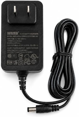 12V 2A DC Power Adapter (24W) | Universal AC Power Supply for WiFi Routers, Security Cameras, DVRs & LED Lights 5 Pack in Saudi Arabia