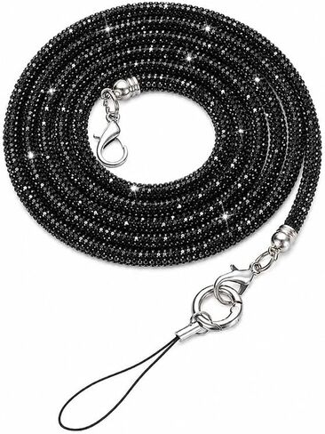 140cm Rhinestone Decorated Bag Strap Replacement Handbag Handle Accessory in Saudi Arabia