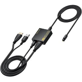 PROZOR HDMI eARC/ARC to Optical Audio Extractor, eARC Audio Converter 7ft in Saudi Arabia