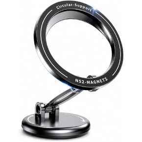 Magnetic Phone Holder for Car, Adhesive Magnetic Car Mount for Dashboard, 360° Rotation Compatible with Devices for iPhone 17-12, Hands-Free Car Accessories in Kuwait