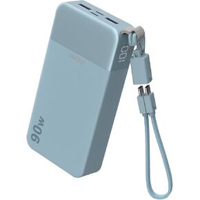 شاحن محمول JUOVI بقوة 90 واط لبنك الطاقة المحمول بقدرة 20000 مللي أمبير في الساعة مع كابل USB-C in Kuwait