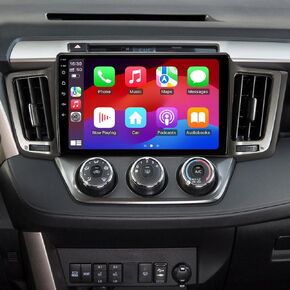 10.2'' 64GB Car Radio Stereo for Toyota RAV4 2013-2018, Upgrade Plug and Play Android 13 Head Unit with Wireless Carplay/Android Auto/1080P Backup Camera/AM FM Radio in Saudi Arabia