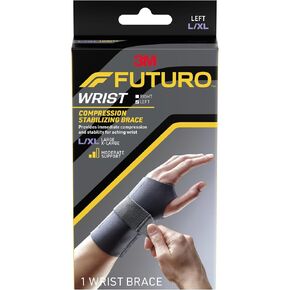 Futuro Compression Stabilizing Wrist Brace, Left Hand, L/XL in Saudi Arabia
