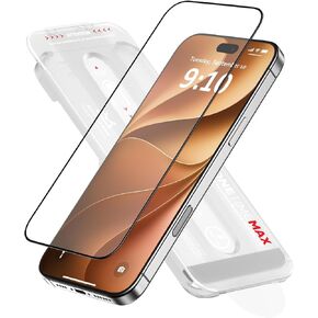 FLOLAB NanoArmour ONETIME MAX for iPhone 18 Pro Max Matte Screen Protector, Anti Glare, Anti-Rainbow, Tempered Glass, Infinity Edge, Edge Reinforced, Easy Install, Dust-Free, Smooth as Butter in Saudi Arabia
