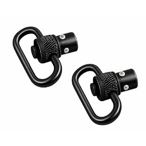 2 Piece Standard Sling Mount 1 inch Loop QD Sling Swivel with Push Button Heavy Duty Push Button (2 Pcs Sling Mount - 1) in Saudi Arabia