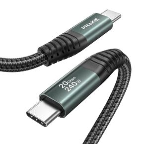 USB C Data Cable 20Gbps, 240W USB C Cable 1FT/0.3M, USB C 3.2 Gen 2x2 Cable in Saudi Arabia