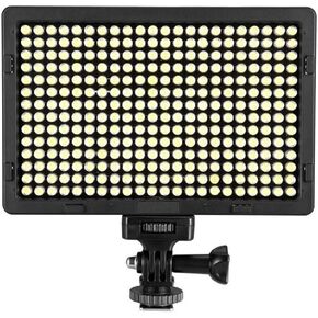 ضوء فيديو LED ساطع 5500K قابل للتعتيم لكاميرات SLR الرقمية مع بطارية وشاحن 4400 مللي أمبير في الساعة in Kuwait