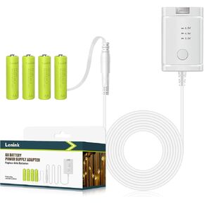 Lenink AC Power Supply Adapter for 3 AA Battery, AA Battery Replacement Adapter for LED Light, Decorations in Saudi Arabia