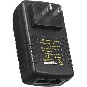2.5G PoE Injector Adapter, 48V/0.5A Passive POE+ Output, 100/1000/2500Mbps Speed, Up to 100M Connection, Plug and Play for IP Camera/Wireless AP/Videophone (NUS-2.5G) in Saudi Arabia