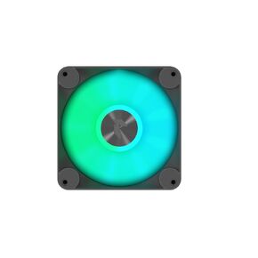 APNX FP1 Black Performance ARGB Fan, 120mm, 30mm Frame Width, PWM 500-1600 RPM, High Air Flow, Hydraulic Bearing, Thick Shock-Absorbing Pad, for PC Case, Liquid and Air Cooler, Black in Kuwait