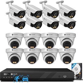 4COVR 16 Camera Security System 4K PoE, 16 Channel NVR 4TB, LYH37Y8M1616 in Saudi Arabia