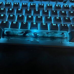 Custom Knife Keycap, Pink Space Bar Keycap for MX Mechanical Keyboard, Unique Gifts for Friend in Saudi Arabia