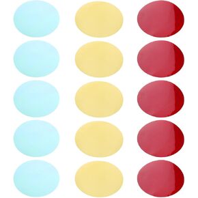25pcs Round PET Color Light Filter Sheets for LED Spotlights Xmas Halloween in Saudi Arabia