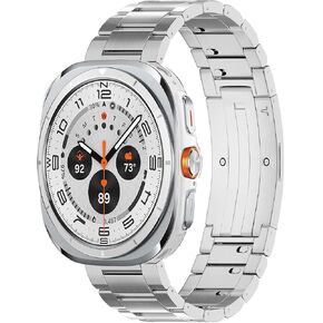 LDFAS for Galaxy Watch Ultra 2 Bands 2026, Titanium Metal Watch Band with Hidden Buckle Classic Style Compatible for Samsung Galaxy Watch Ultra 47mm Band in Saudi Arabia