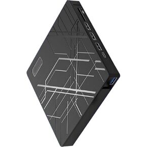 Highly Speed USB Type C Interfaces External Optical Drive with Memory Card Reader and Power Port for Computer External Cds/DVDs Drive USB Double Interfaces in Kuwait