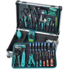 Pro'sKit PK-1938M2 Professional Telecom & Networking Tool Kit Computer & Networking Surveillance System Installation & Maintenance(PK-1938M2) in Saudi Arabia