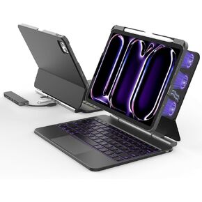 حافظة لوحة مفاتيح مغناطيسية مع محور لجهاز iPad Pro 11 بوصة (M4 2024 / M5 2025) in Kuwait