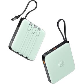 VRURC Portable Charger 20000mAh with Built-in 4 Cables 22.5W Fast Charging in Saudi Arabia