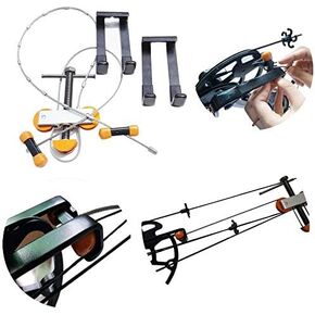 SHARROW Portable Hand Held Compound Bow Press with 2 Quad Brackets Bow String Replacement Tool for Compound Bow Archery in Saudi Arabia