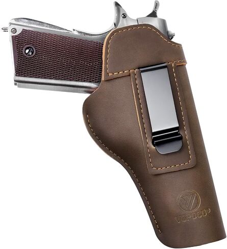 IWB Leather Holster for Most 1911 Style, Concealed Carry Right Hand Use in Saudi Arabia