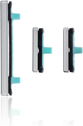 Best Shopper - Replacement Hard Buttons (Power/Volume/Switch) Compatible for Samsung Galaxy S8 / S8 Plus (Silver) in Saudi Arabia