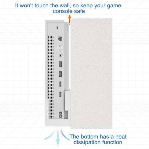 Wall Mount Bracket Compatible for Xbox One S,Xbox One S Wall Mount in Saudi Arabia