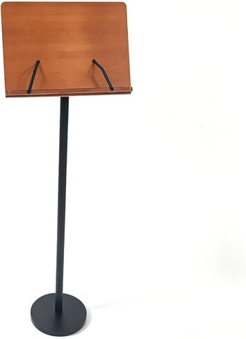 Bamboo Book Stand with Page Clips Laptop Stand, Versatile, for Home workplaces, Readers, Instrumentalists in Saudi Arabia