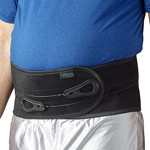 ASPEN Lumbar Support Back Brace, Patented Pulley System with Targeted Compression, Pain Relief for Men & Women, Large, 36"-42" in Saudi Arabia