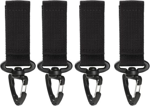 Azarxis Tactical Molle Key Ring Gear Clip Keychain Keeper Belt Hanging 360 Degrees Rotate Hook Holder in Saudi Arabia