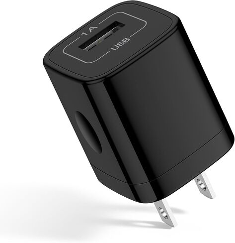Single Port USB A Wall Plug,5V 1A USB A Wall Charger Cube Box Block Brick in Kuwait