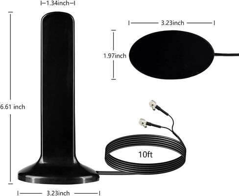 4G LTE 5G Mobile Hotspot Router Modem Dual TS9 Magnetic Base Antenna in Saudi Arabia