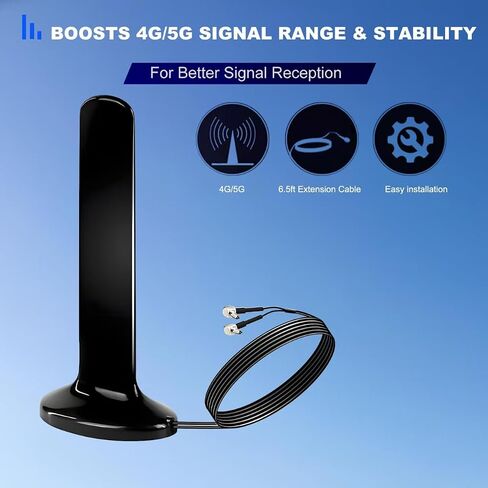 4G LTE 5G Mobile Hotspot Router Modem Dual TS9 Magnetic Base Antenna in Saudi Arabia