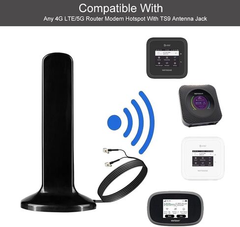 4G LTE 5G Mobile Hotspot Router Modem Dual TS9 Magnetic Base Antenna in Saudi Arabia