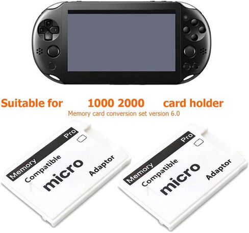 Version 6.0 Memory Card Adapter for 1000/2000, Card Adapter for Henkaku 3.65 Memory Expansion Accessory in Saudi Arabia
