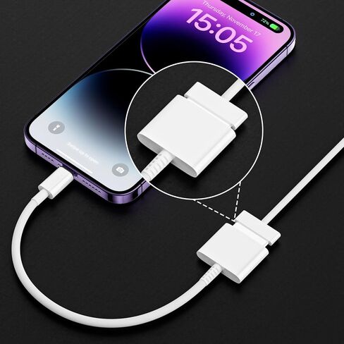 USB C to 30 Pin Female Adapter for iPhone 16, Apple MFi Certified No Audio Type C Male to 30-Pin Female Charging and Data Transfer Converter Compatible with iPhone 16 15 Pro Max 16 15 Plus, New iPad in Saudi Arabia