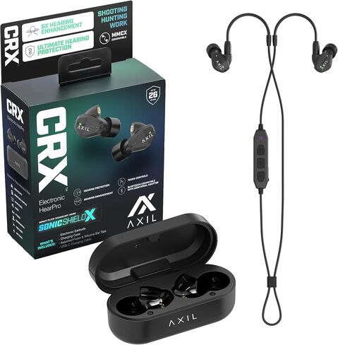 AXIL CRX Electronic Hearing Protection Earbuds with CRX Link Bluetooth in Saudi Arabia