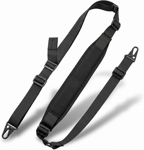 Two Point Rifle Sling Quick Adjust Padded Gun Sling for Rifle Shoulder Strap with HK Hook, 2 Point Slings for Rifle Shotgun Crossbow, Hunting and Outdoor Sports in Kuwait