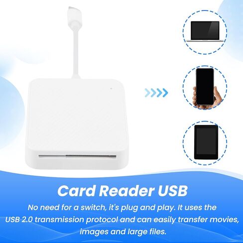 Memory Card Reader 4 in 1 Reads M2/SD/XD/SM Simultaneously USB2.0 in Saudi Arabia