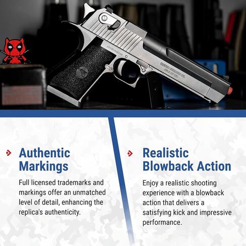 Evike Airsoft - WE-Tech Desert Eagle Metal Blowback Airsoft Pistol by CyberGun in Saudi Arabia