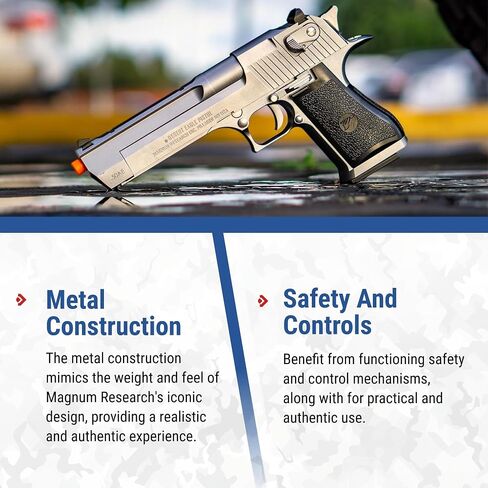 Evike Airsoft - WE-Tech Desert Eagle Metal Blowback Airsoft Pistol by CyberGun in Saudi Arabia
