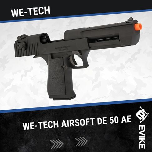 Evike Airsoft - WE-Tech Desert Eagle Metal Blowback Airsoft Pistol by CyberGun in Saudi Arabia