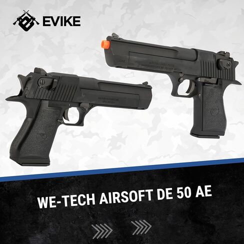 Evike Airsoft - WE-Tech Desert Eagle Metal Blowback Airsoft Pistol by CyberGun in Saudi Arabia