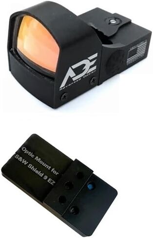 Ade Advanced Optics Crusader RD3-009 Red Dot Sight + لوحة تثبيت بصرية لـ SW MP 9 Shield EZ وShield EZ 30 Super Carry Pistol + حامل Picatinny القياسي in Kuwait