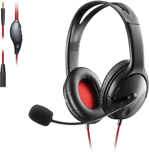 Elecom HS-GM20BK سماعة رأس للألعاب، Binaural Overhead، PS5، PS4، Switch Lite، 3.3 قدم (1 م)، كابل تمديد 4.9 قدم (1.5 م)، لعبة الهاتف الذكي، أسود in Kuwait