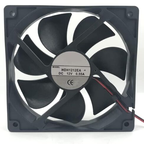 HDH1212EA-A DC 12V 0.55A 120X120X25MM 2-Wire Cooling Fan in Kuwait