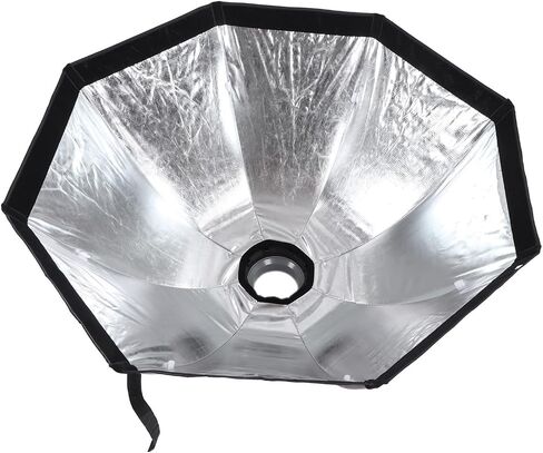 Octagonal Portable Softbox with Reflective Coating for Photo Studio Flash, Softening Light for Portraits, Weddings and Events, Easy Installation, Metal and Nylon Material in Saudi Arabia