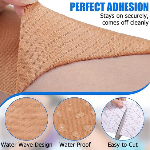 4 Rolls Kinesiology Tapes, 4" x 5.5yd Water Resistant Sports Tape in Kuwait